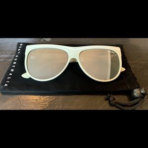 Quay Hollywood Nights Sunglasses Mint Color